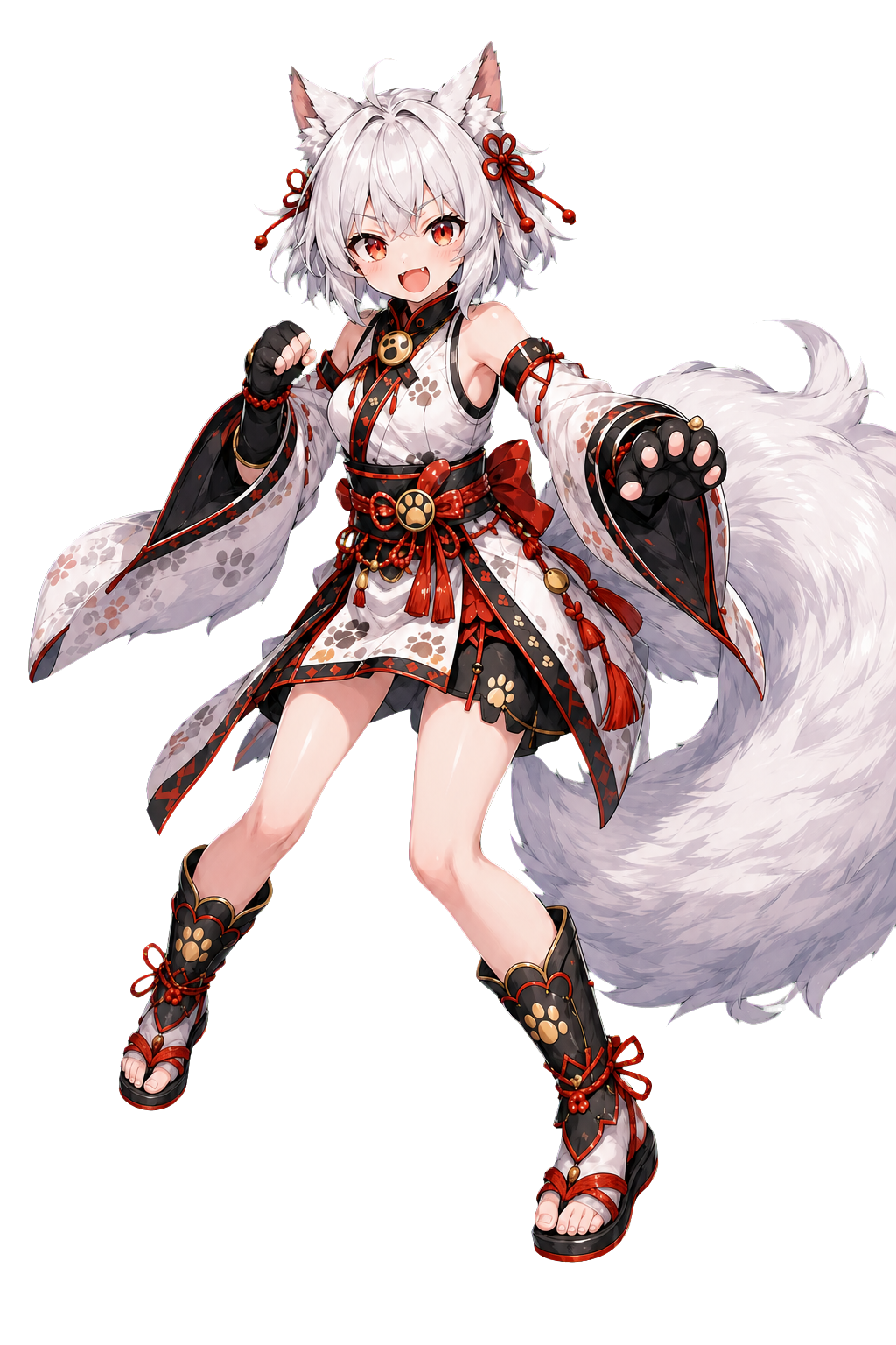 白狼娘のハクル